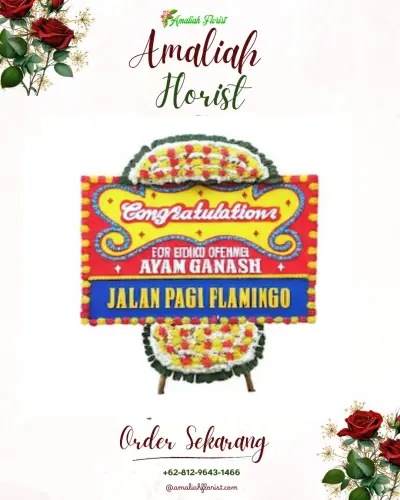 Bunga Papan Congratulation di Kenteng